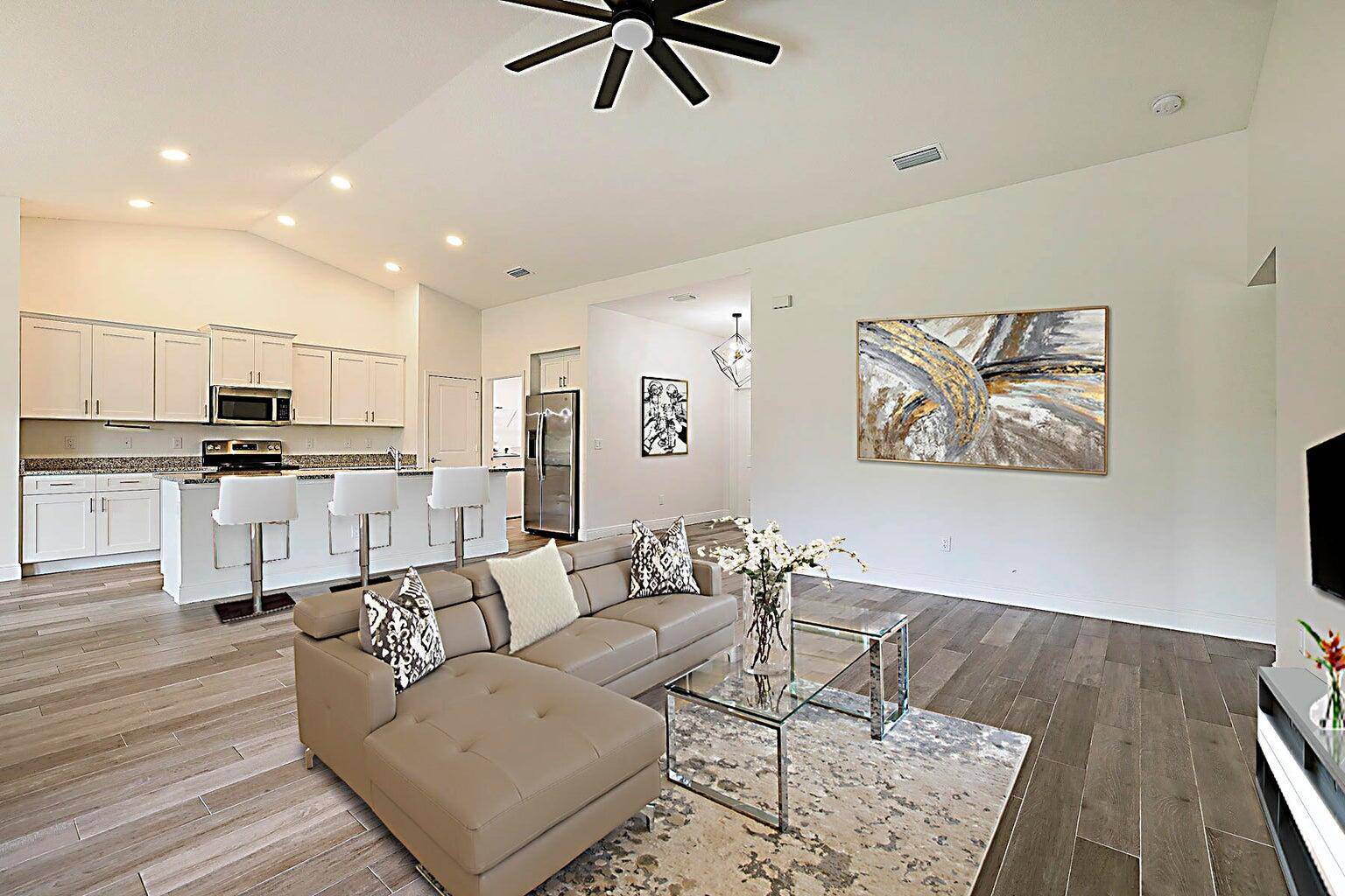 This stunning modern home is the perfect blend of style, comfort, and savings !