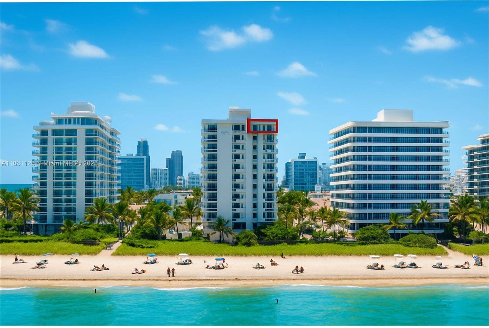 OCEANFRONT PENTHOUSE CORNER UNIT WITH 3 BEDROOMS AND 2 PLUS HALF BATHROOM.