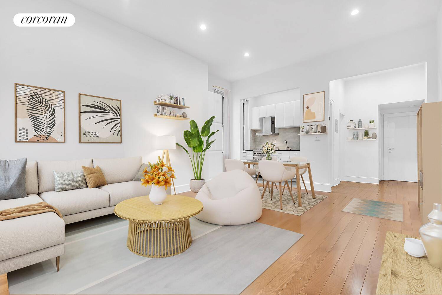 Brand new on the market, renovated and with the most ideal layout that allows for a king size bed in the bedroom and a desk.