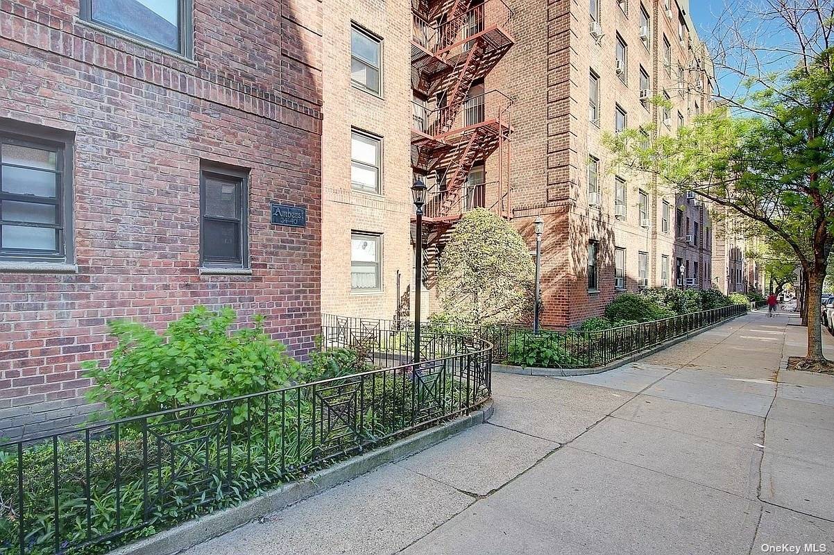 First floor one bedroom not ground level with East and South exposures, in Historic Jackson Heights.