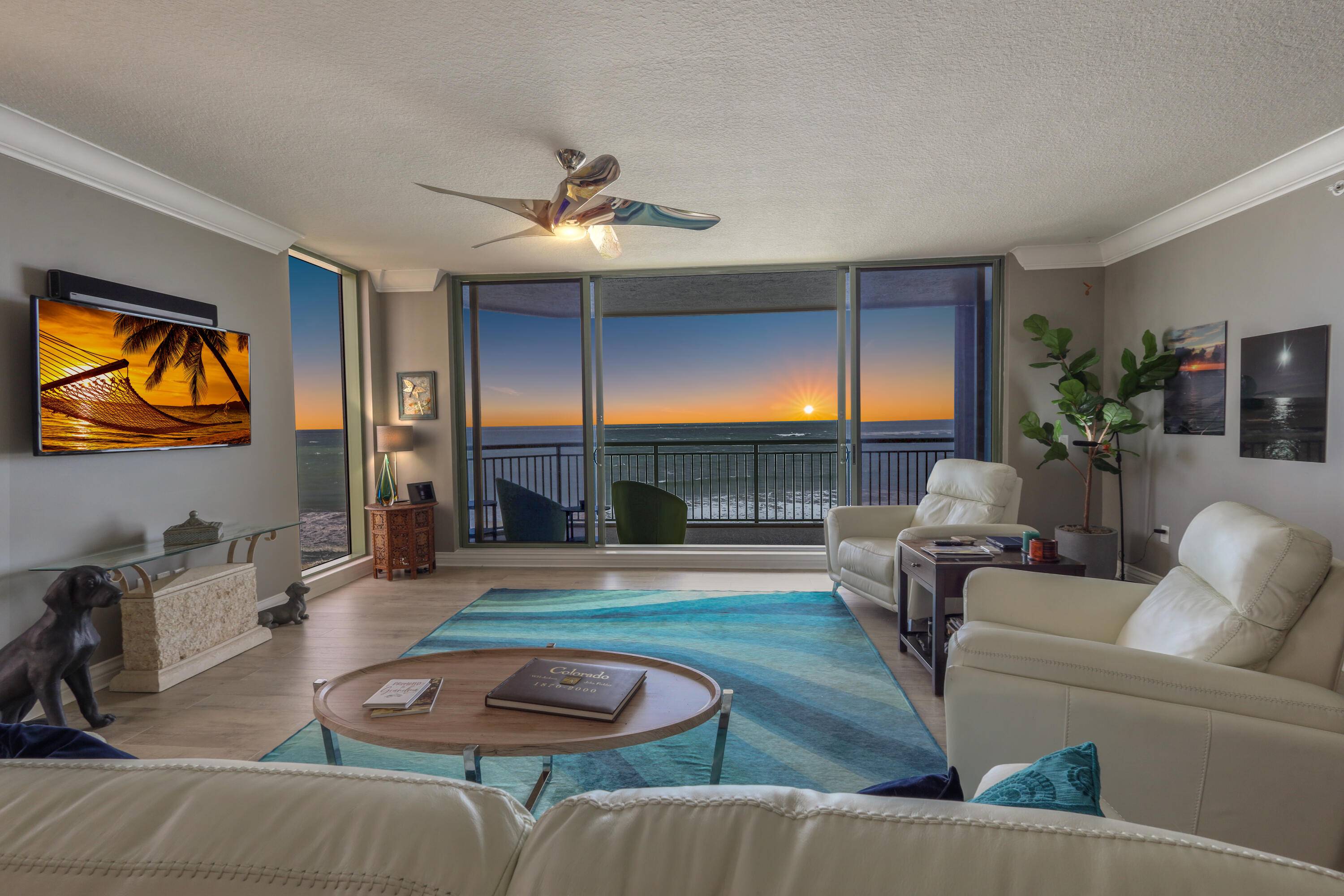 Luxury Oceanfront living directly on the sand !