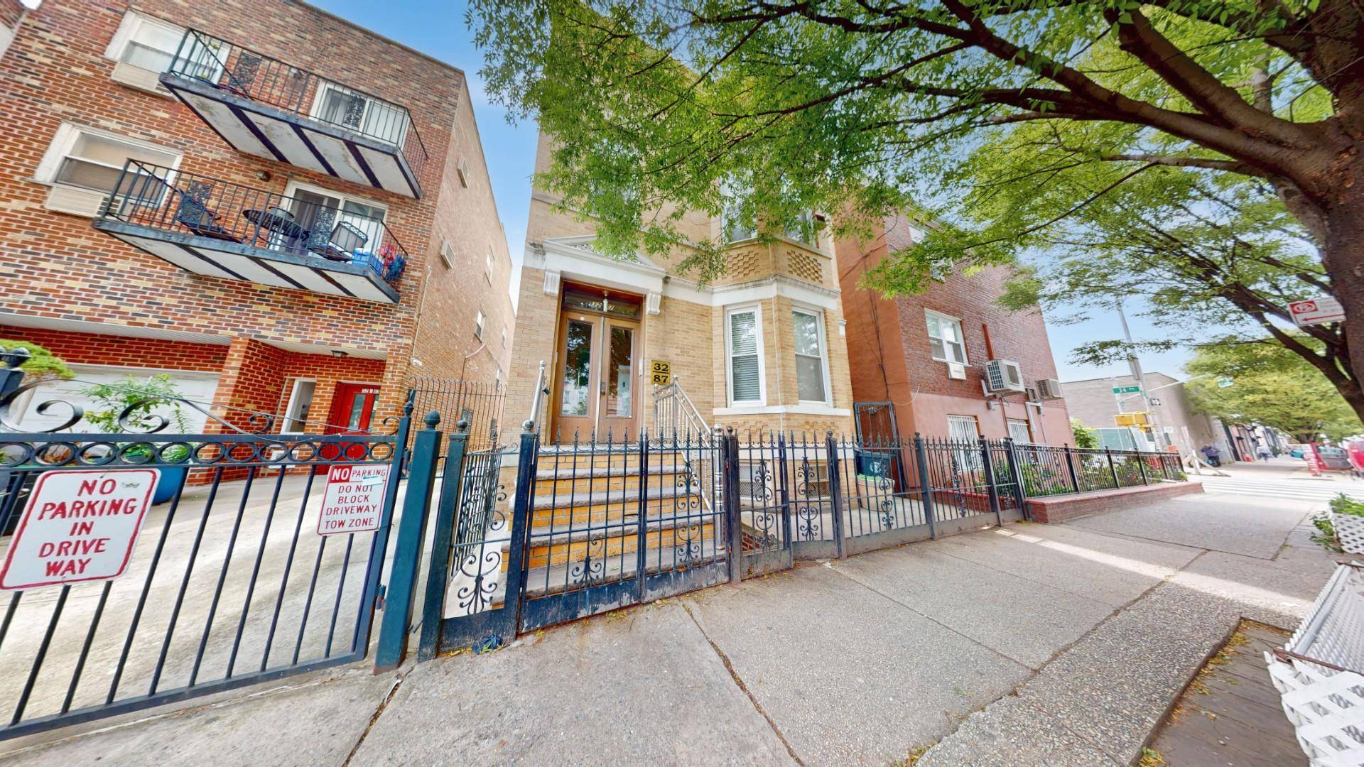 Investor friendly 3 family brick home in prime Astoria Long Island City border, situated on a 25' x 100' lot and featuring 5 total bedrooms across 3 rental units, with ...