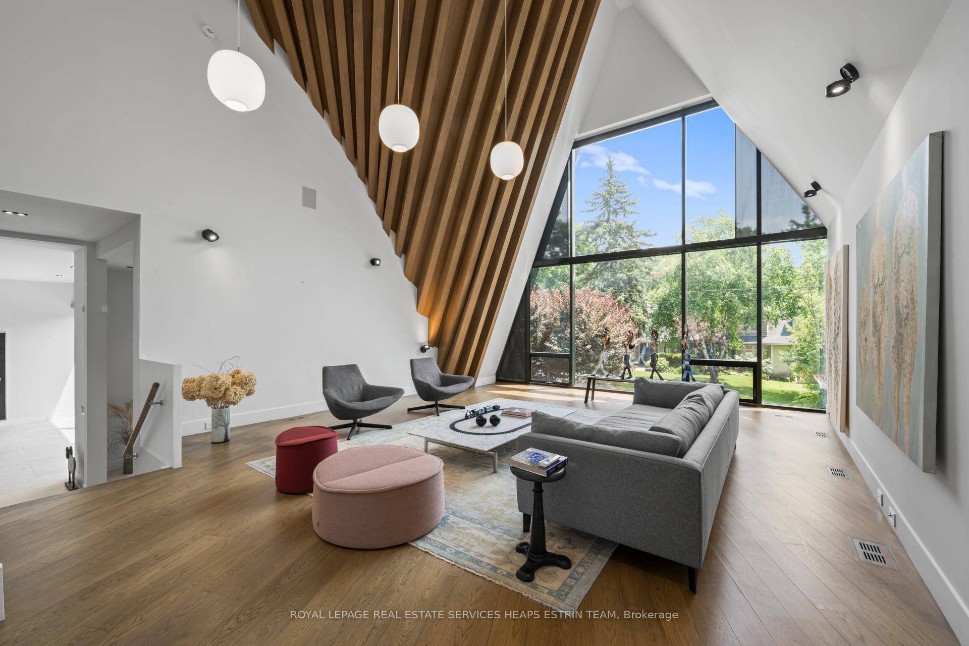 A spectacular once in a lifetime architectural home, ideally located on a quiet block in Lawrence Park.