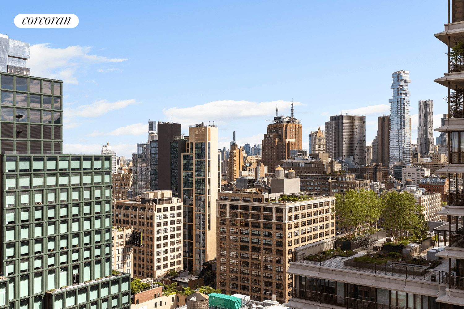 Welcome to Residence 28E at 110 Charlton Street a stunning and customized corner two bedroom, two bathroom condominium with sweeping South and East exposures, unbeatable natural light, and thoughtfully designed ...