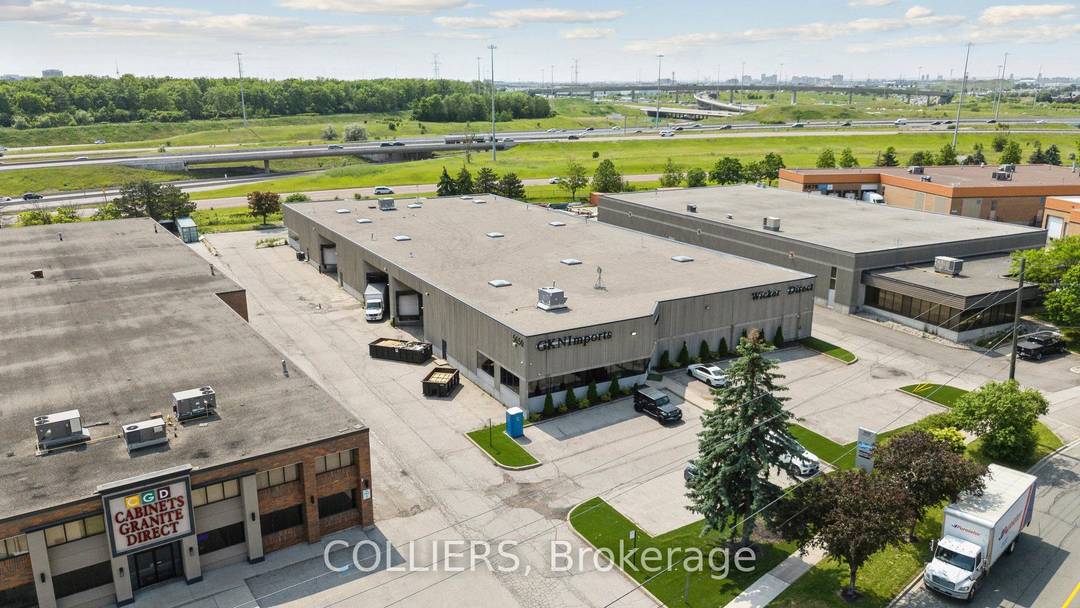 Freestanding precast industrial building for sale in Central Mississauga.