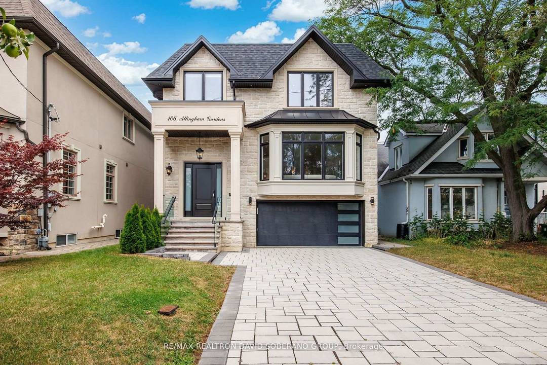 Welcome to 106 Allingham Gardens, a truly exceptional custom built residence set on a rare amp ; coveted 44' by 156', pool sized lot in the heart of Clanton Park.