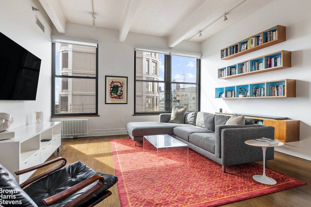 Grand and voluminous, illuminated by massive south west facing windows, this one bedroom plus home office, two bathroom condo loft will check all your boxes !