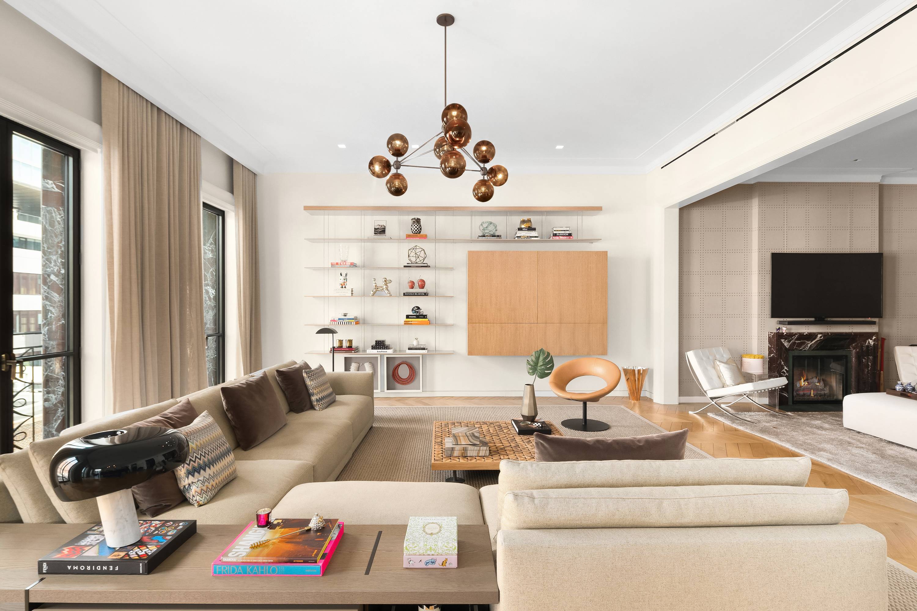 This magnificent Four Bedroom plus Library Den, full floor residence with private elevator access is located in the heart of the Chelsea Art District.