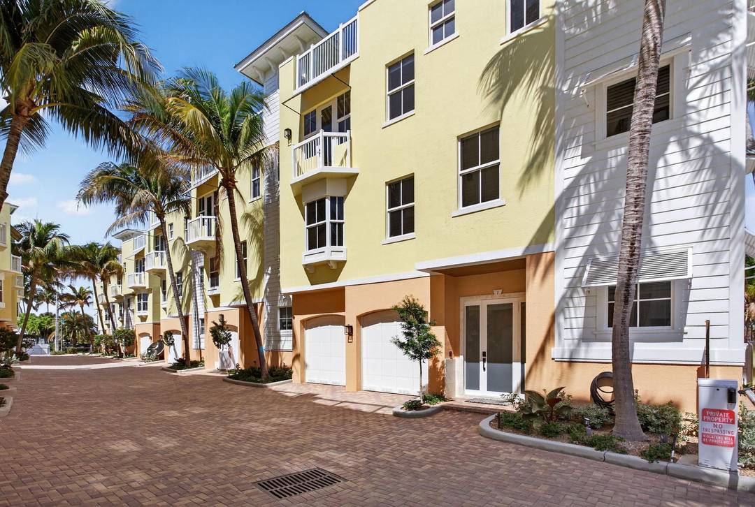 Steps from the ocean, this fully reimagined 3 story townhome with private rooftop terrace is located in an exclusive 12 residence boutique community with a low 400 HOA.