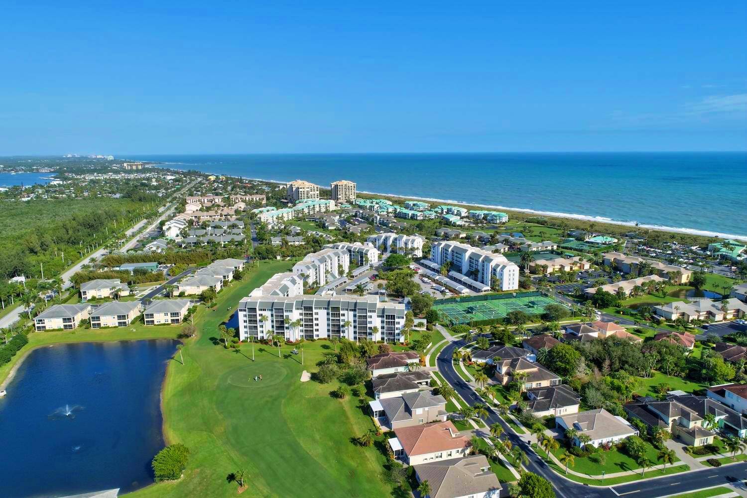 Beautiful 2 bedroom 2 bath furnished condo at Ocean Village on South Hutchinson Island.