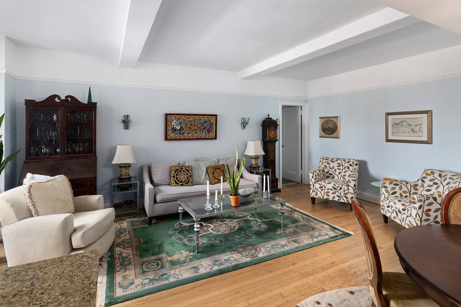 You can have it all in this lovely and spacious Art Deco two bedroom, two bath home !