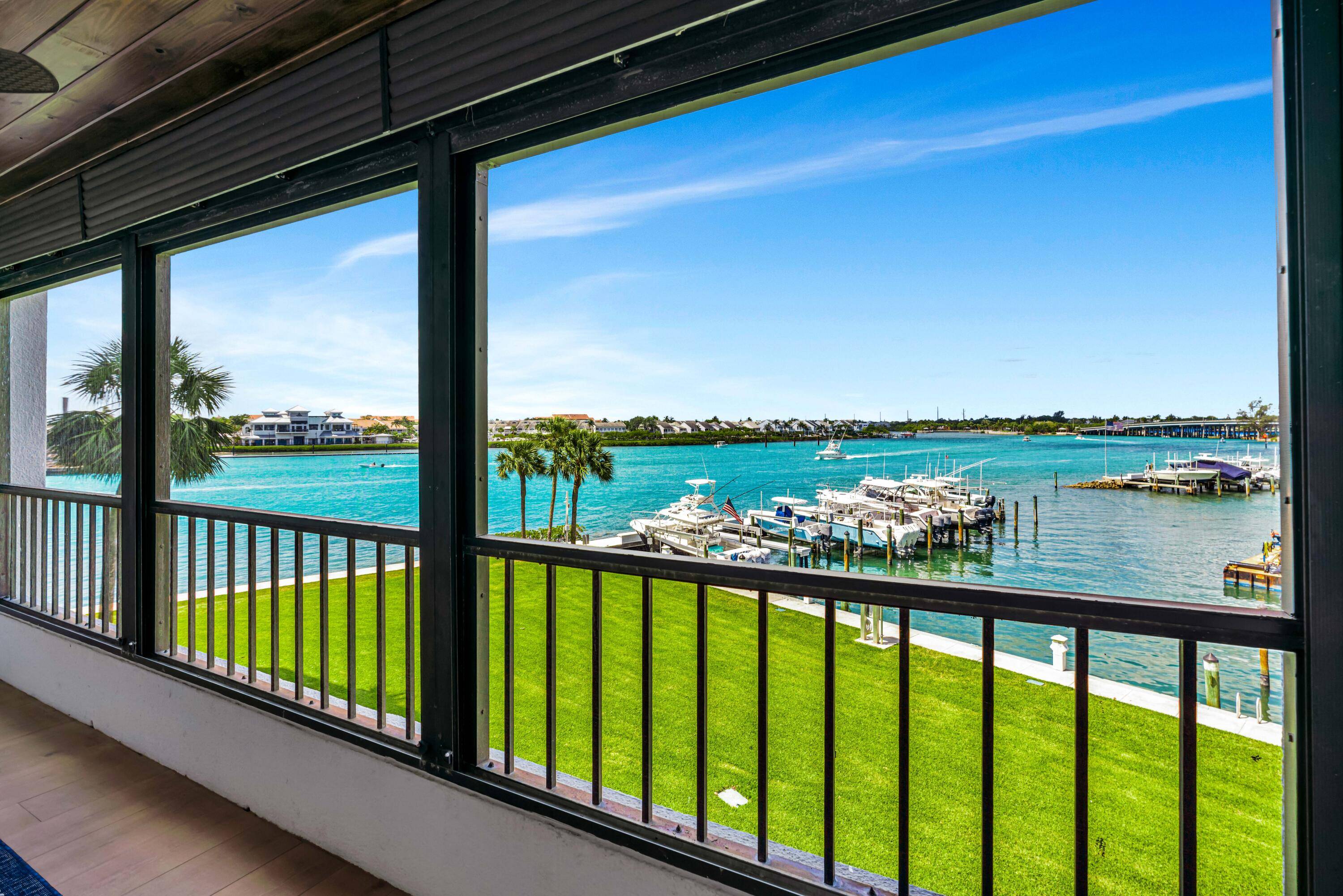 Experience Coastal Living at It's finest Exquisite 2 BR 2 Bath condo with wide intracoastal views located in the heart of Jupiter.