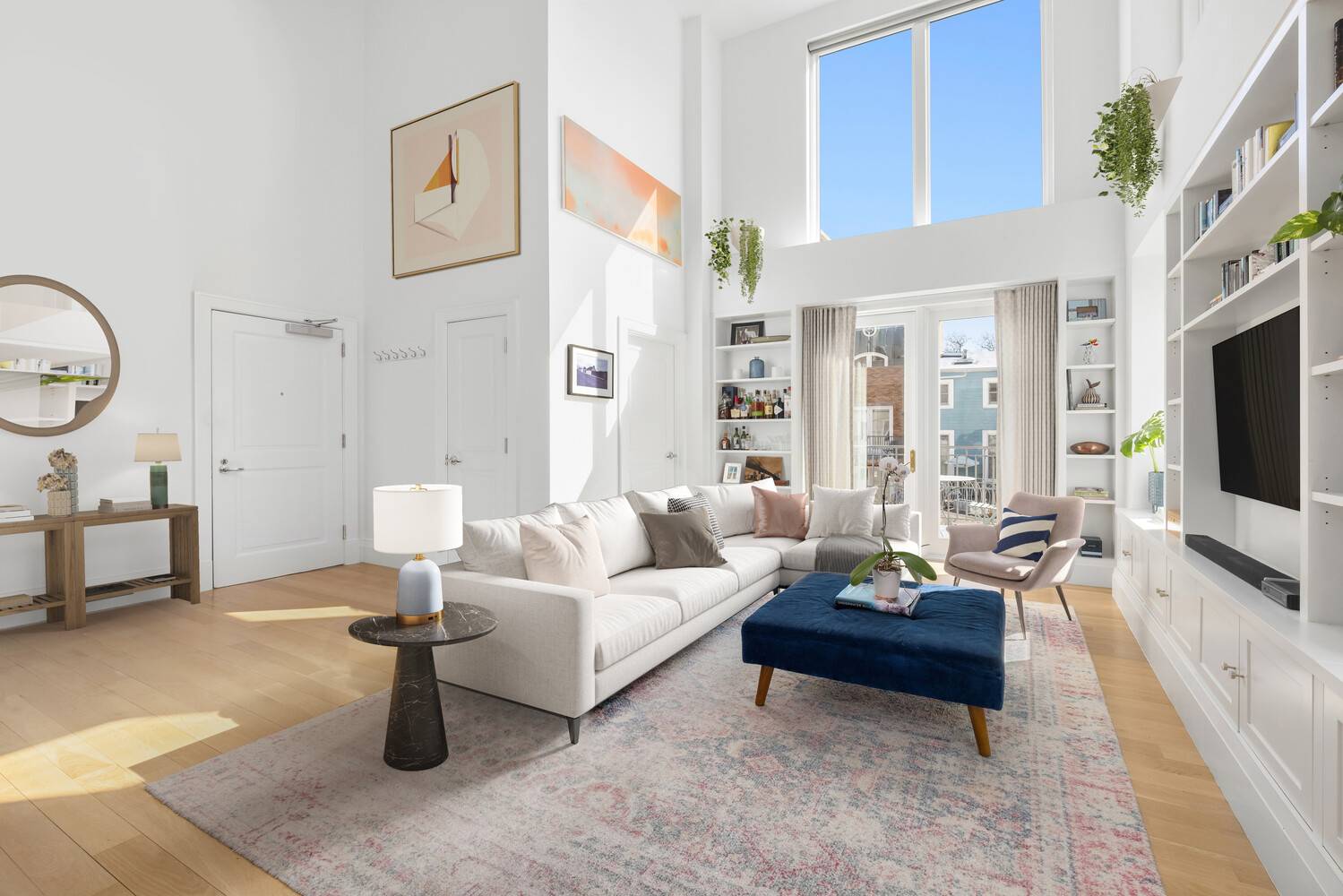 Penthouse B at 171 South Portland Avenue A Rare Fort Greene Offering Perched atop an intimate nine unit condominium, Penthouse B is a striking four bedroom, three bathroom duplex that ...