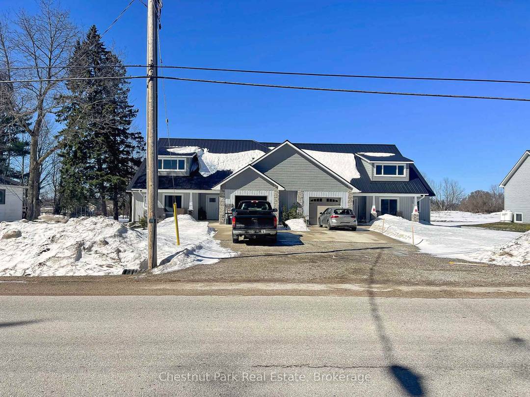 Newly constructed 6 Homes approximately 1550 square feet each on large one acre lots in the quiet village of Kemble, about 3 kms north of Cobble Beach.