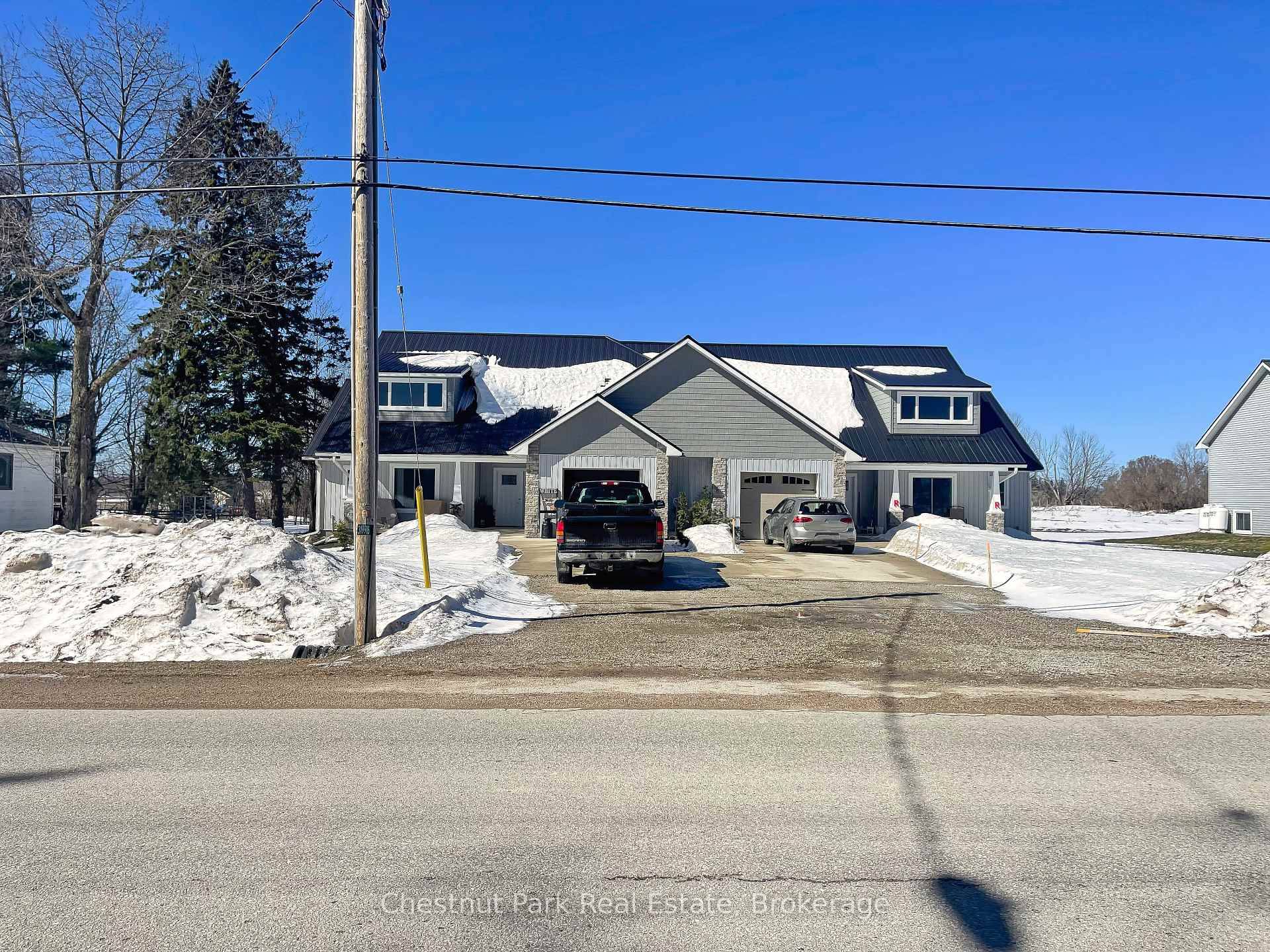 Newly constructed 6 Homes approximately 1550 square feet each on large one acre lots in the quiet village of Kemble, about 3 kms north of Cobble Beach.