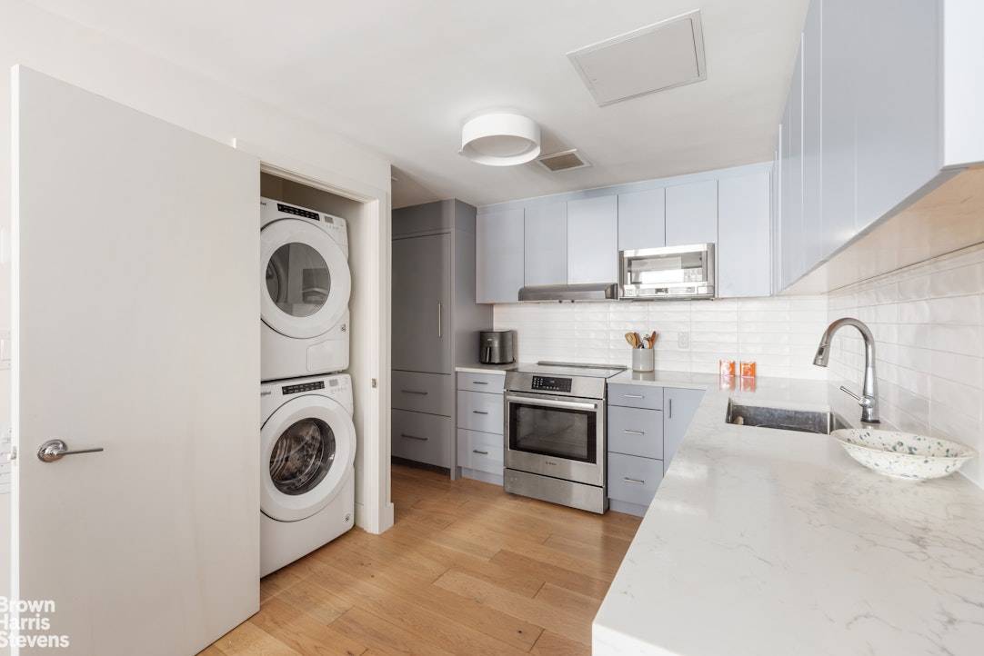 Designed for modern living and effortless entertaining, this stunning Williamsburg residence combines a spacious open concept layout with seamless indoor outdoor flow to your private terrace.