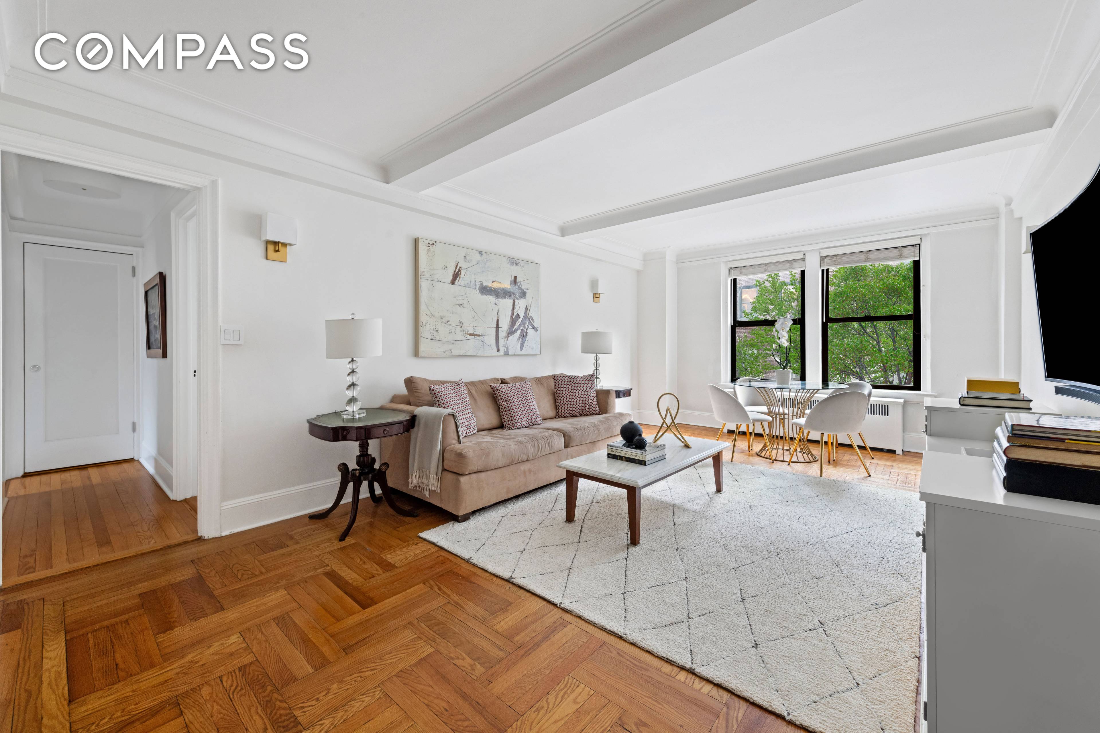 Welcome to 333 E 53rd Street, Unit 3KL a beautifully renovated 2 bedroom, 2 bathroom home in a classic Art Deco co op.