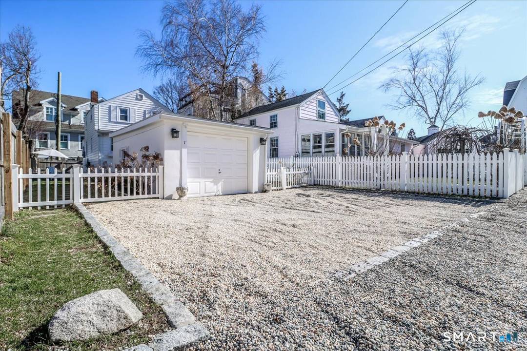 Charming, Light Filled, Beach Cottage In Saugatuck Shores ; A few steps From The Water, Kitchen w Dining Nook, New Appliances, Wood Floors throughout, Open Concept 1st Floor, LR DR ...