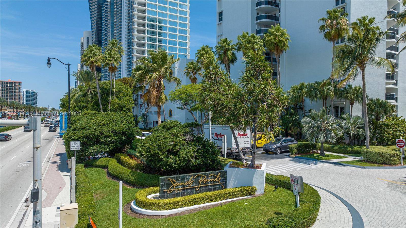 Elegantly furnished 2 bedroom den with closet, 2 bath condo, with spectacular ocean and city views, located in the prestigious Sands Pointe condominium.