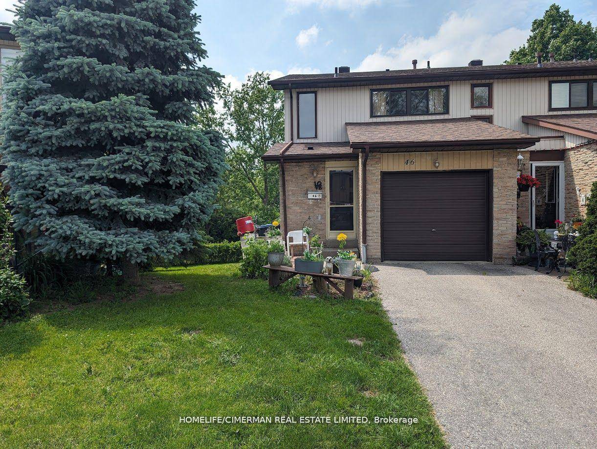 RARE End Unit with Walk Out Basement Backing onto a Park Ravine and a Private Driveway !