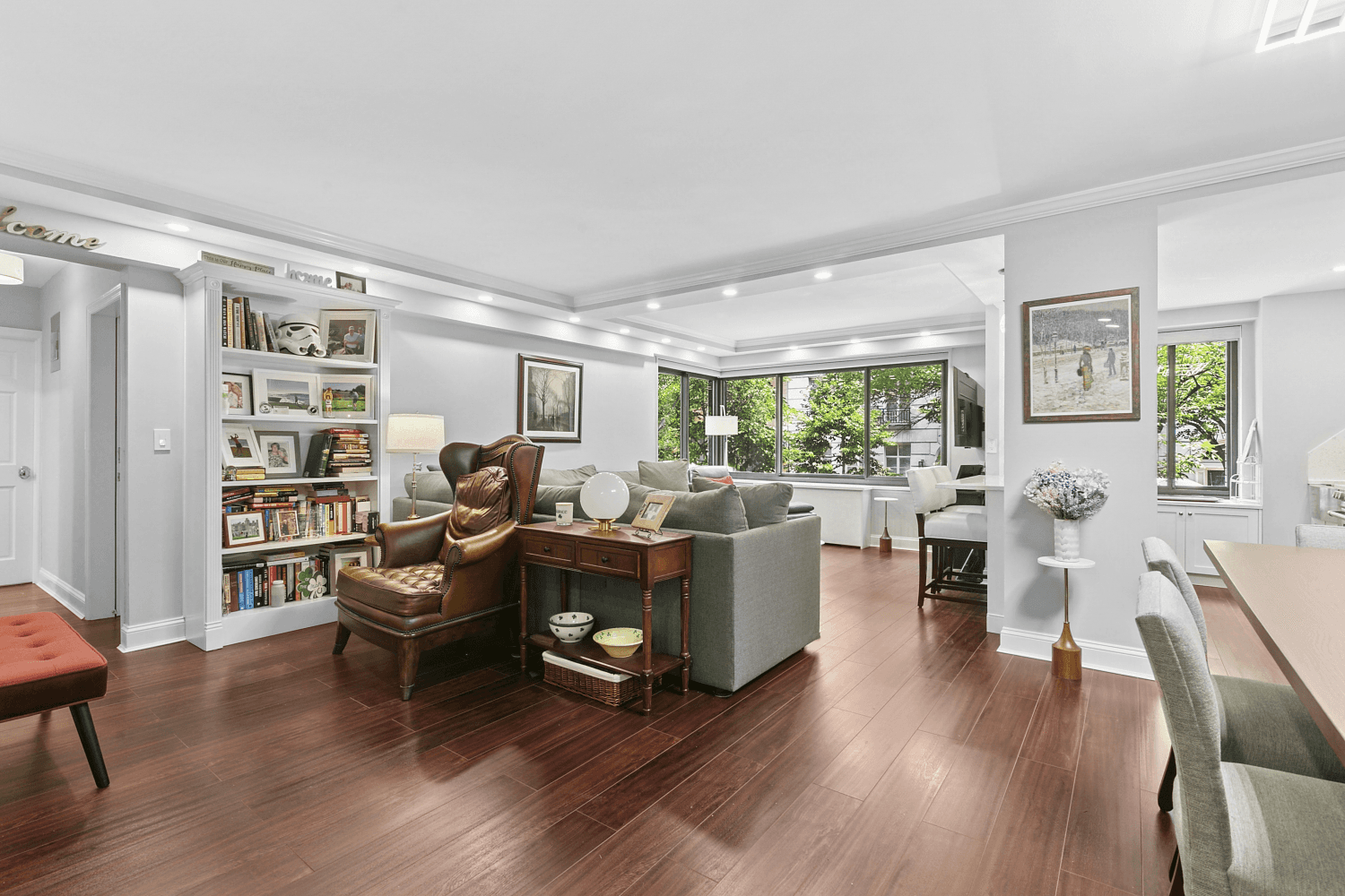 Turnkey Designer Renovation on East End Avenue This fully reimagined, oversized two bedroom, two bathroom residence at 10 East End Avenue is a rare offering.