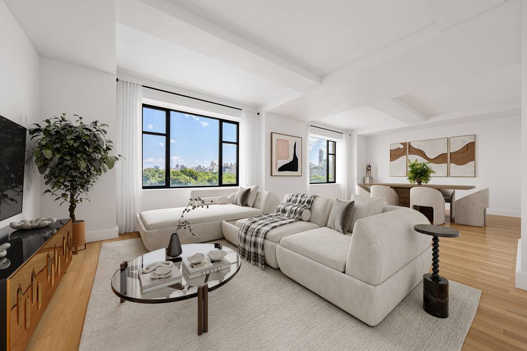 Welcome to this exquisite two bedroom, two and a half bath residence offering breathtaking, unobstructed views of Central Park.