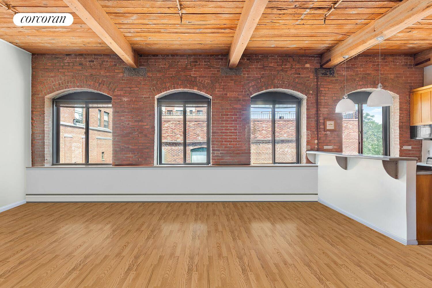 420 12th Street, E4R Available 8 1 Authentic Brick amp ; Timber Penthouse Loft at the coveted Ansonia Court.