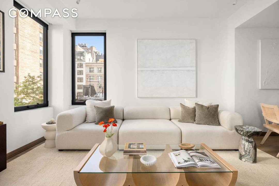 A refined one bedroom residence with a study and two full baths, this home is defined by its scale, materiality, and quiet precision.