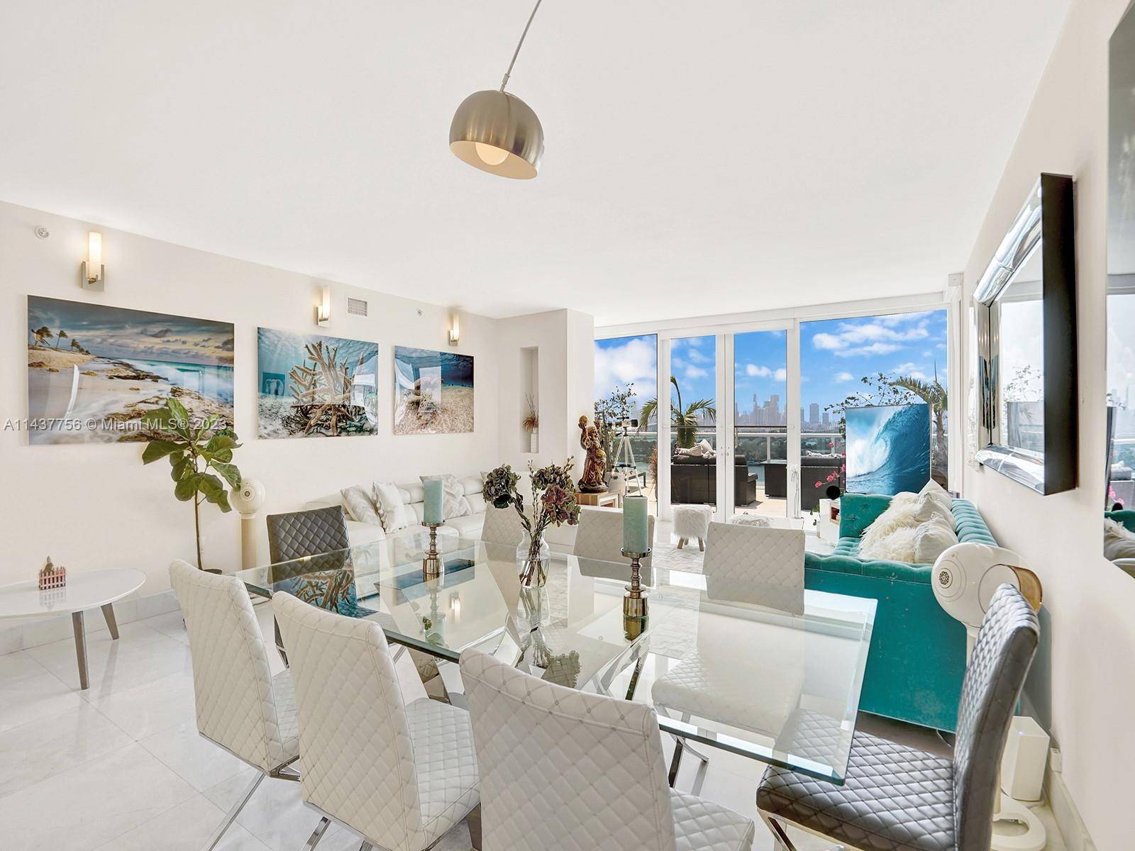 Unique Penthouse Tower Suite with expansive terrace accessible directly from all 3 bedrooms.