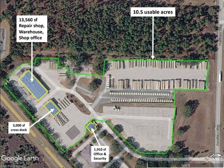 TRUCKING FLEET FACILITY FOR LEASE FULL PROPERTY, INDIVIDUAL BUILDINGS OUTDOOR STORAGE PARKING AVAILABLE Rare opportunity to lease a turnkey trucking and fleet facility featuring approximately 10.