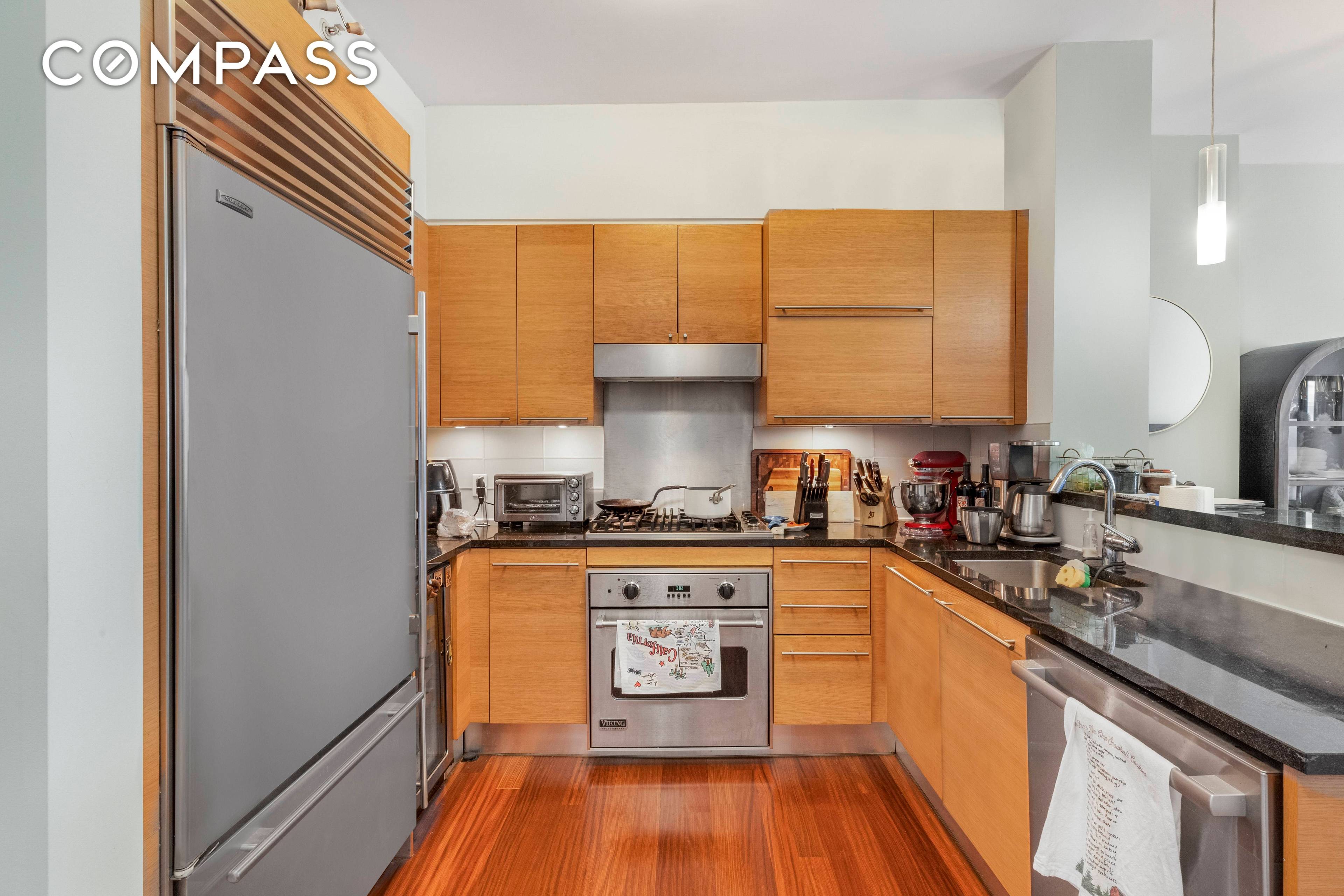This oversized 1 bedroom, 1 bath residence at 10 West End Avenue boasts dramatic floor to ceiling windows and western exposure with Hudson River views and golden hour light.