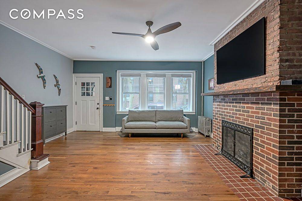 This lovingly restored single family home is one block from the subway, a block from the Parade Grounds, and three blocks from Prospect Park.