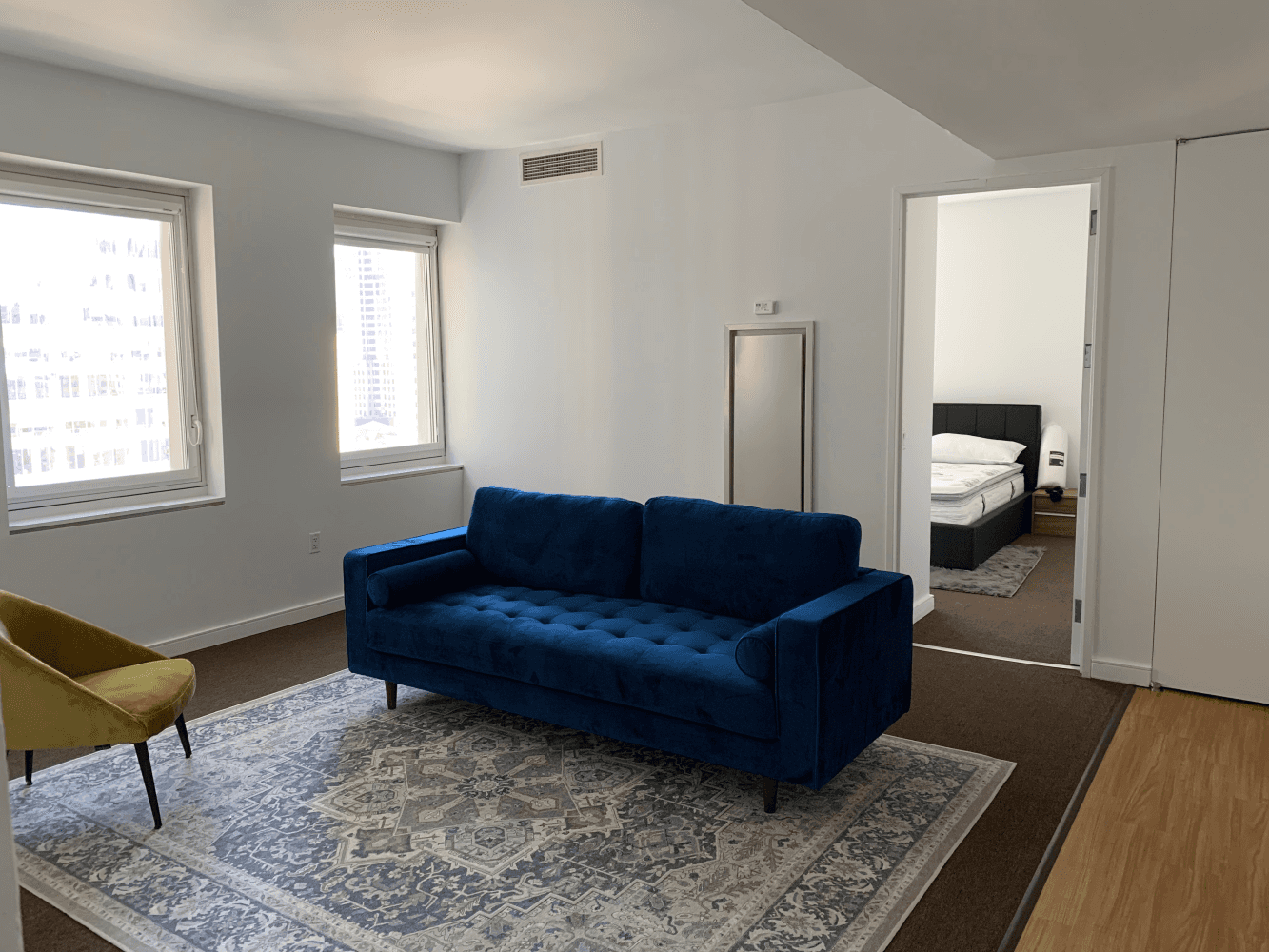 Now offering beautifully 1 bed and 1 bath layout flex wall convertible to 2 bed available upon request available for immediate move in.