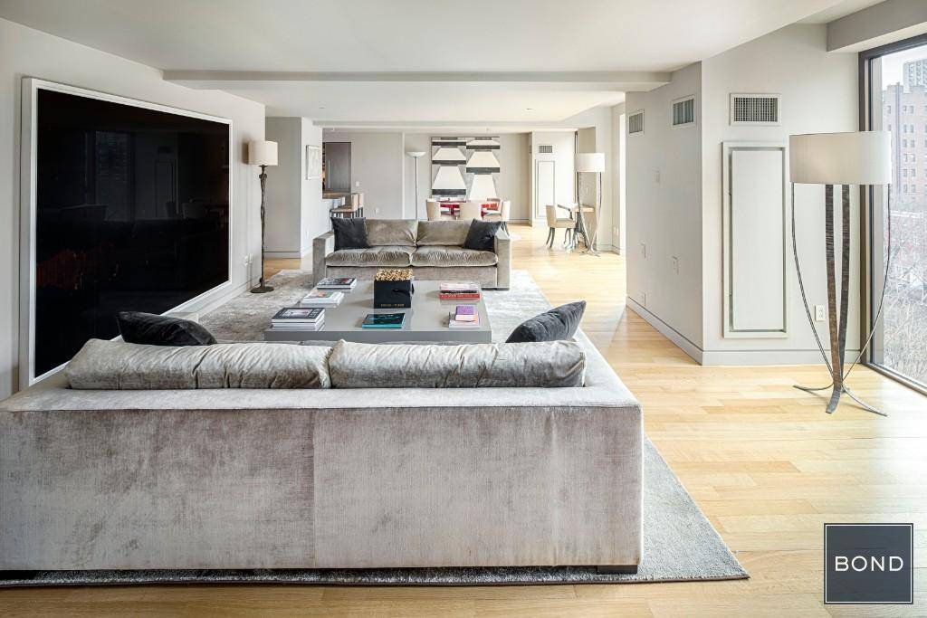 Welcome to this exquisitely crafted modern minimalist perfection at this rare, full floor home boasting stunning direct park views, outdoor space, impeccable white glove amenities and the most coveted object ...