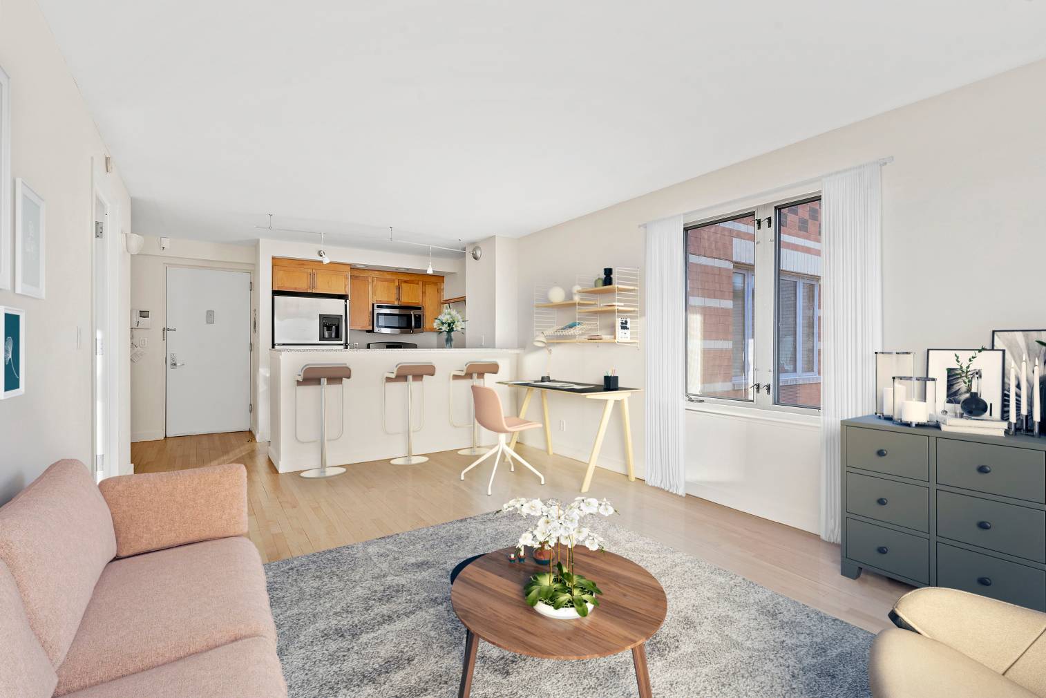 This sun drenched top floor, 1 bed, 1 bath condo in Downtown Brooklyn is a splendid space to call home and a tremendous value too.