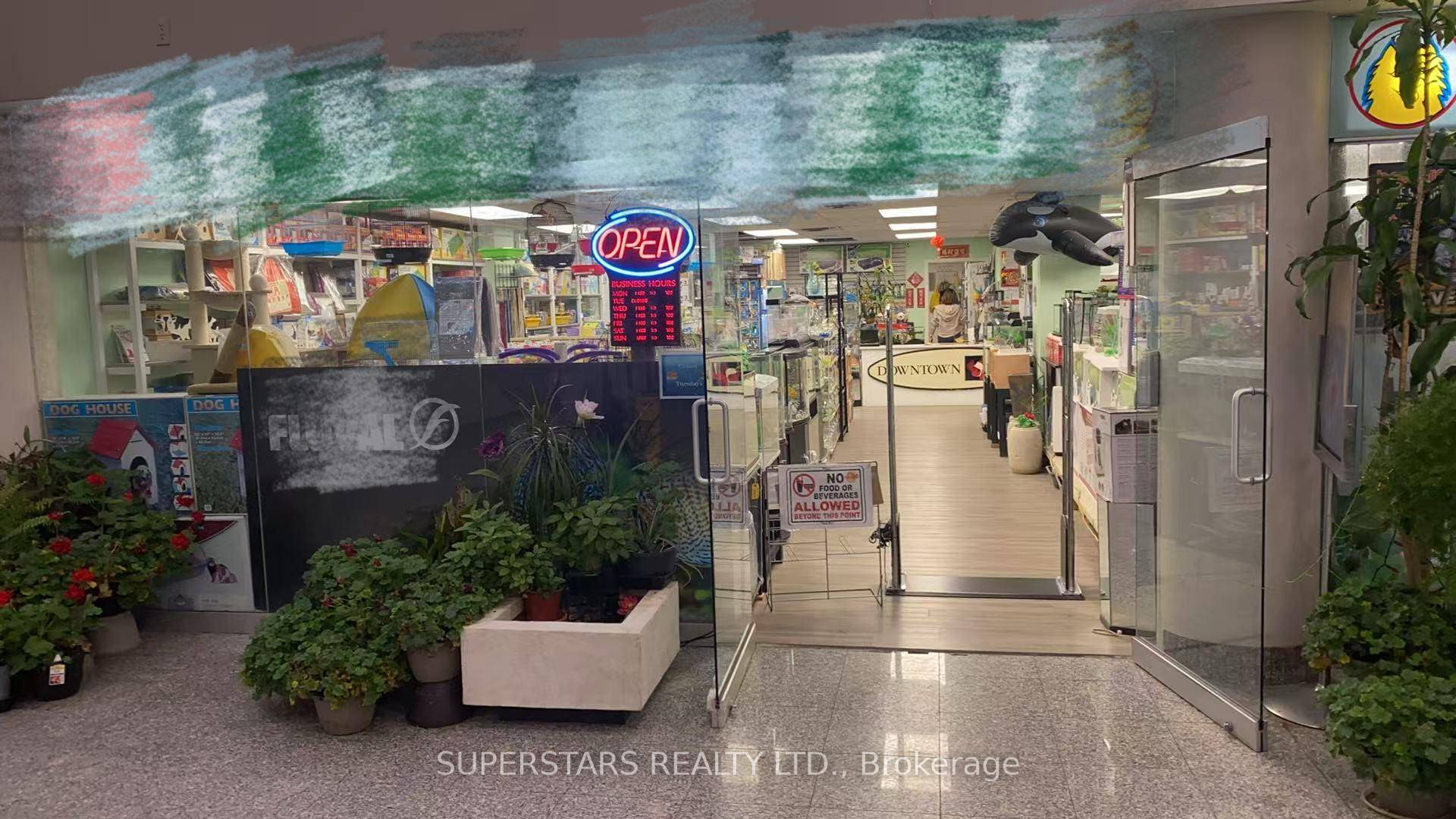 Great Opportunity To Own A Well Established Pet amp ; Aquarium Store In The Heart Of Downtown Toronto !