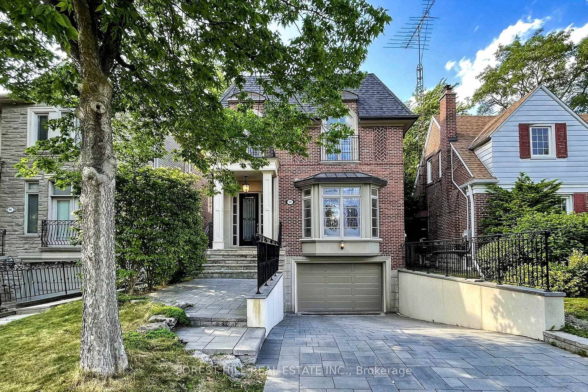 Timeless Elegant Custom Built Residence Built In 2007 Situated On Best Street Of Willowdale East, Extra Deep North South Flat Lot 35x153 Ft.