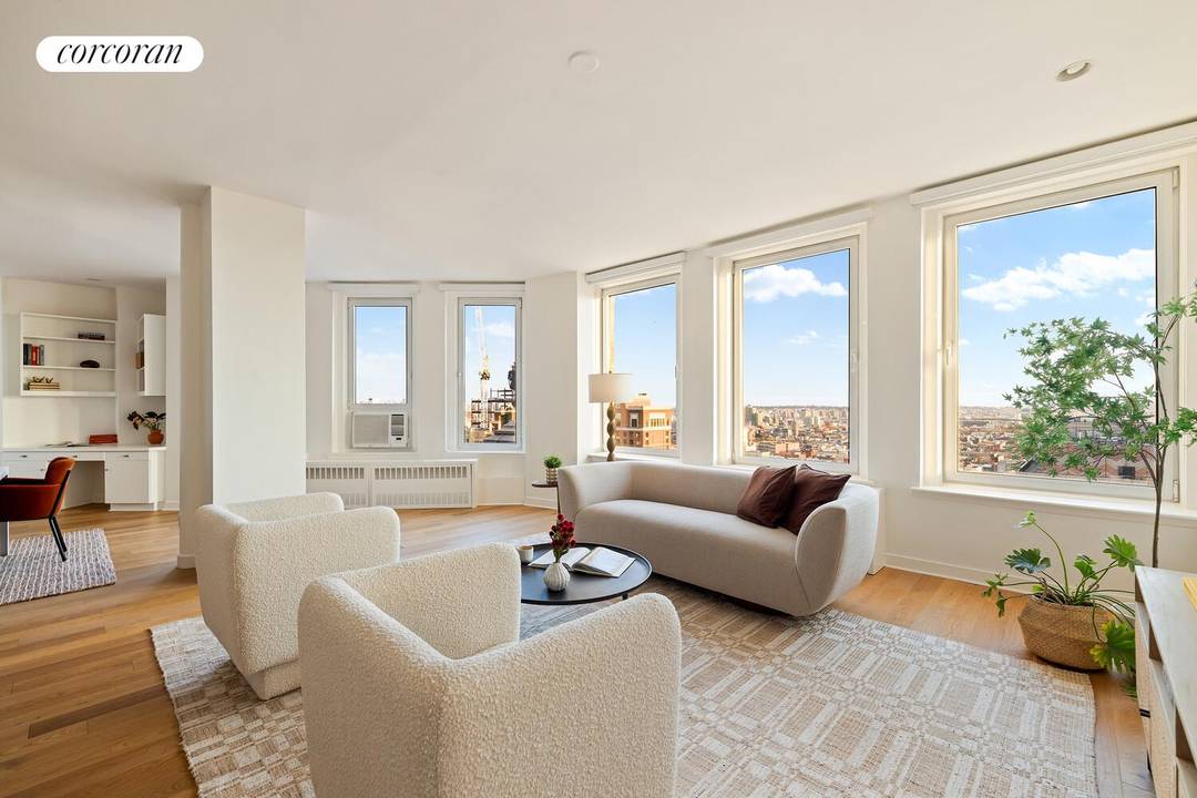 Rising above Brooklyn Heights, Apartment 19B at 75 Livingston Street offers a sundrenched, loftlike residence within one of the neighborhood s premier full service cooperative buildings.