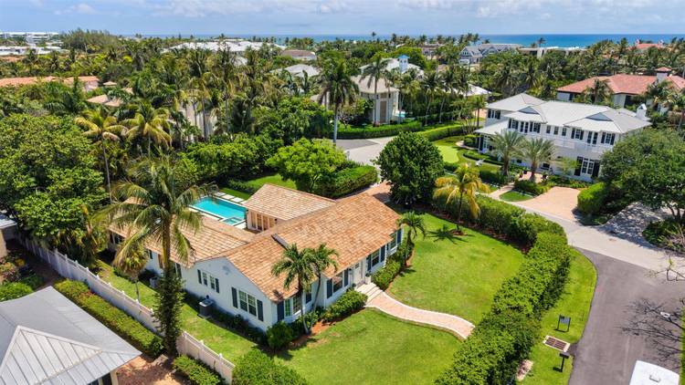 Just one block from the beach and a short stroll to Atlantic Avenue, this one of a kind residence sits on the 3rd largest corner lot in the prestigious Seagate ...