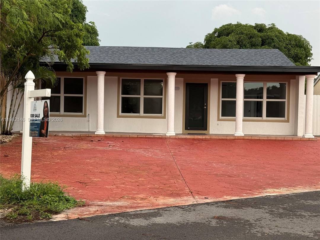Beautiful 4 bedroom, 2 bathroom home, completely remodeled with a new roof, impact windows, and all new appliances including a washer and dryer.