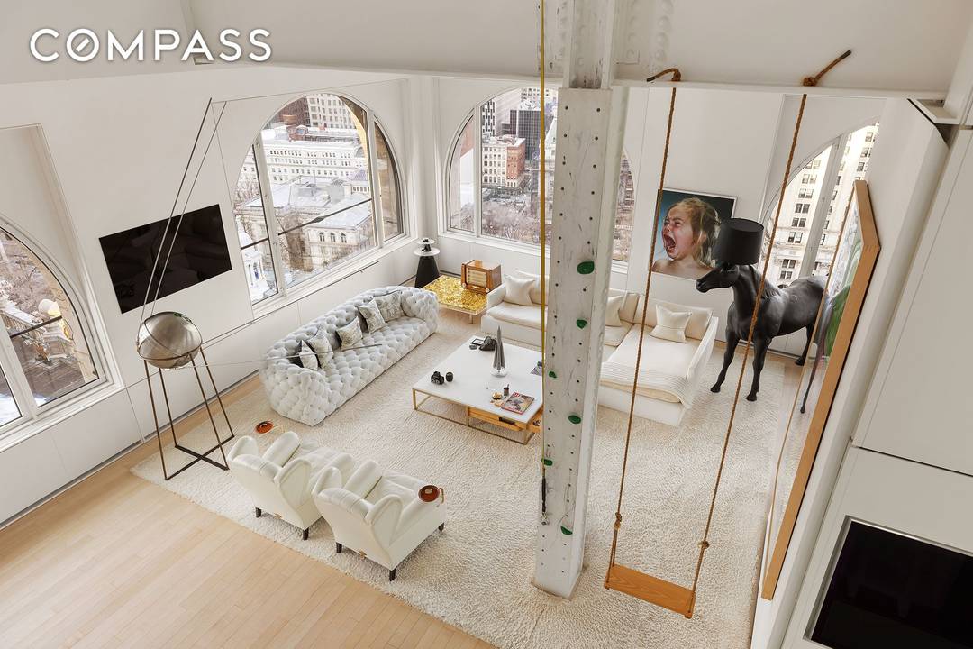 Introducing the Sky House at 150 Nassau Street, a true one of one masterpiece.