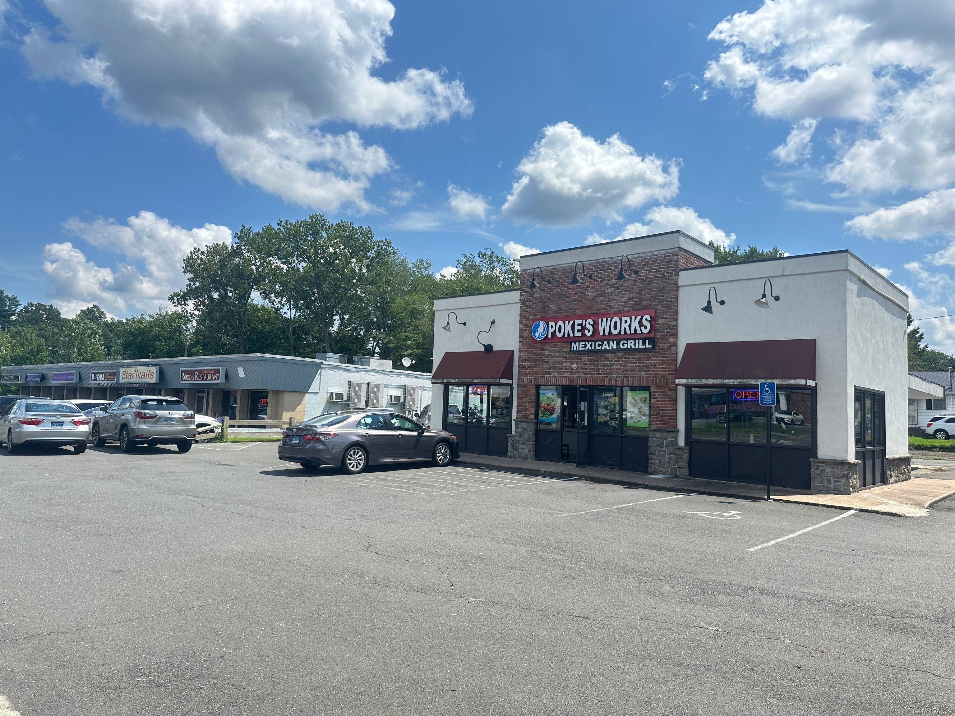 This building is located on a busy road and has a total of 1700sft, which does not include the attic area 440.