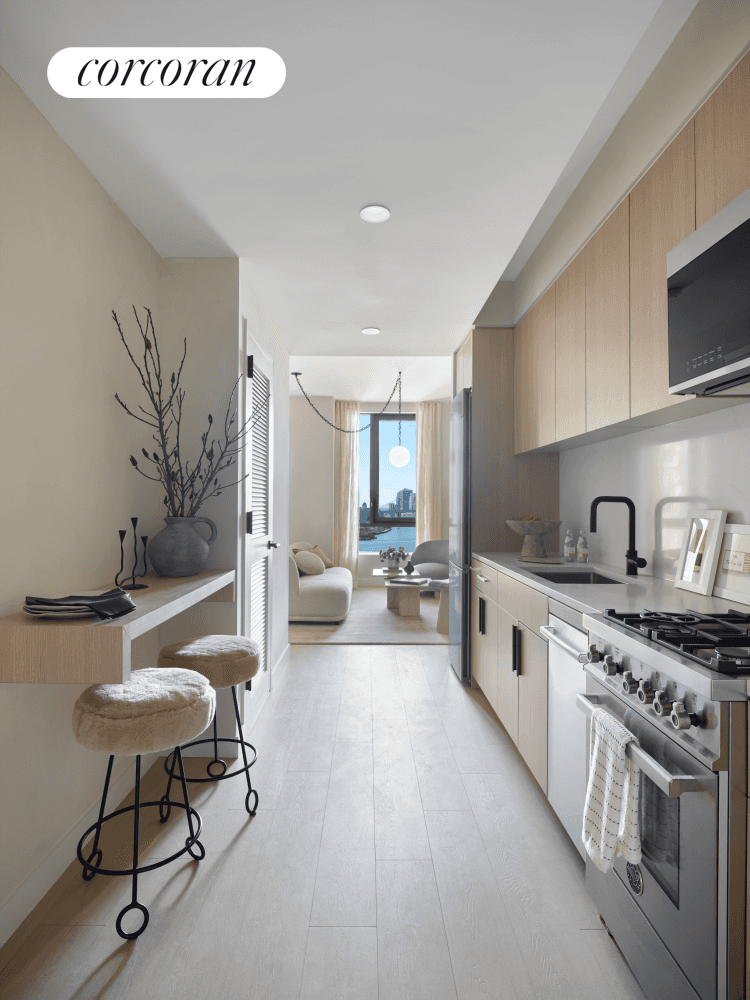 Spacious Studio Residence with Direct East River amp ; Manhattan views Introducing Williamsburg Wharf, a world class resort style living experience located on the East River waterfront in Williamsburg, Brooklyn.