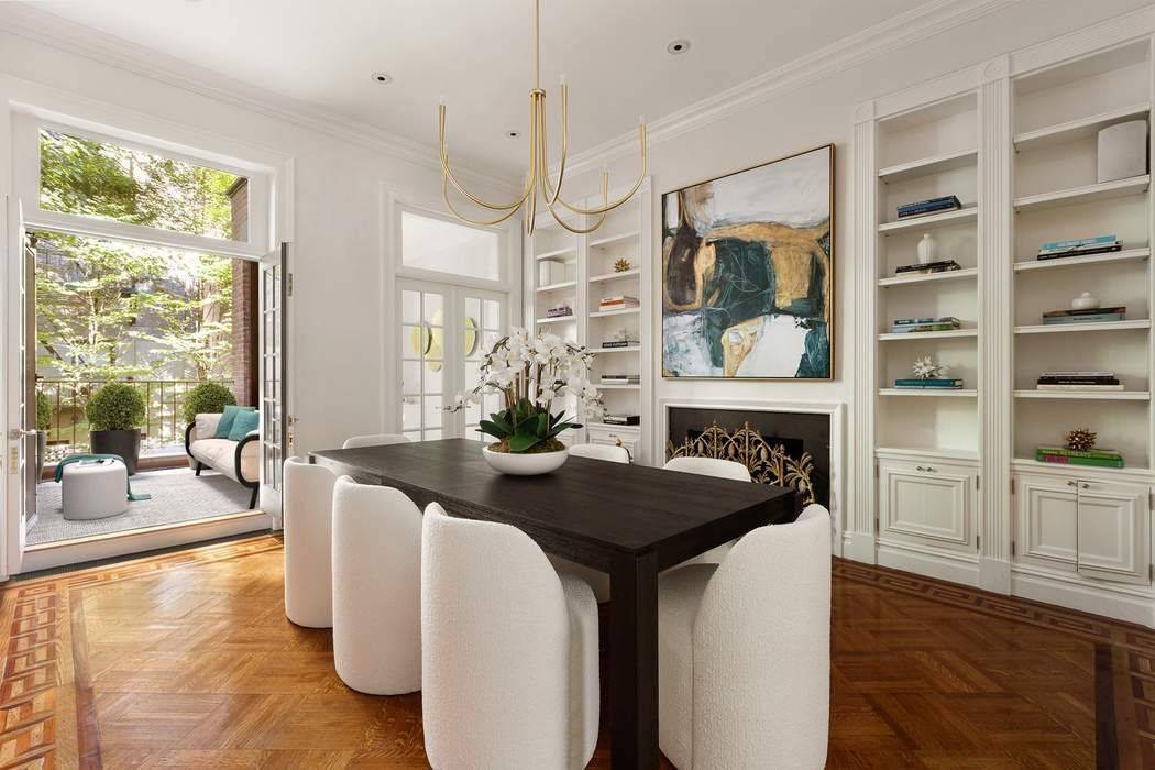 Nestled on a charming and desirable townhouse lined block in Carnegie Hill, this Queen Anne style 1887 townhouse has been completely renovated and modernized while carefully preserving its historic details.