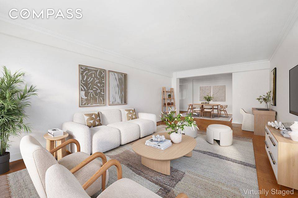 Exceptional Midtown Condo with Iconic Views, Triple Exposures, and Approved 3 Bedroom Conversion Plans.