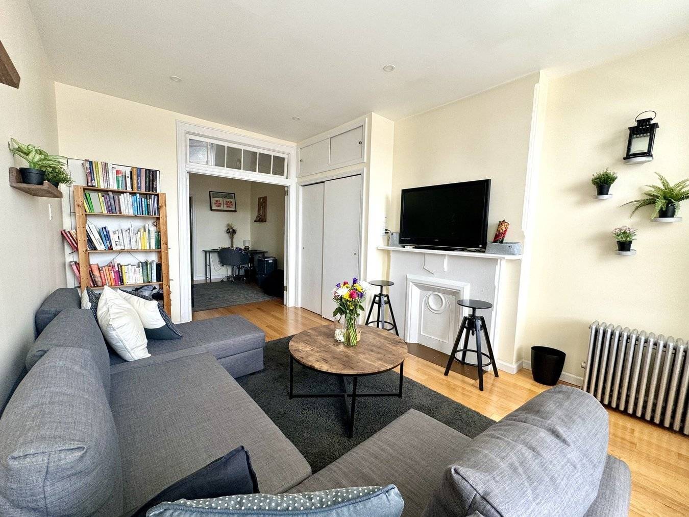 Fully furnished 1 bedroom plus home office in prime Williamsburg, steps from Bedford L train, McCarren Park, multiple restaurants, coffee shops, grocery stores, bars, and unlimited stores.