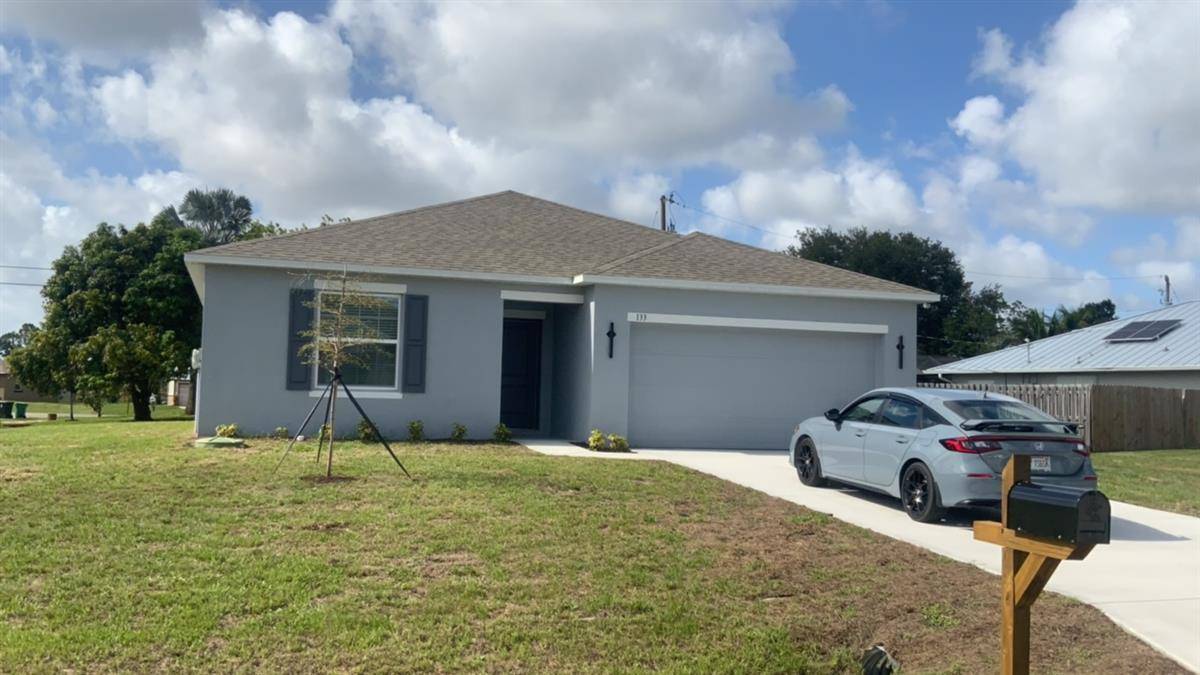 Better than new ! This 3 bedroom, 2 bathroom 2 Car Garage CBS home built in 2024 is move in ready.