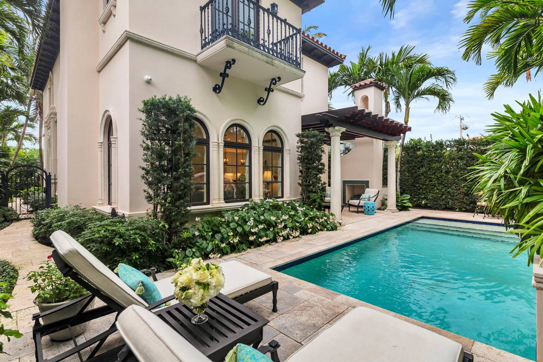 Mizner inspired Spanish Revival home designed by Pat Segraves amp ; ideally located in the heart of Palm Beach.