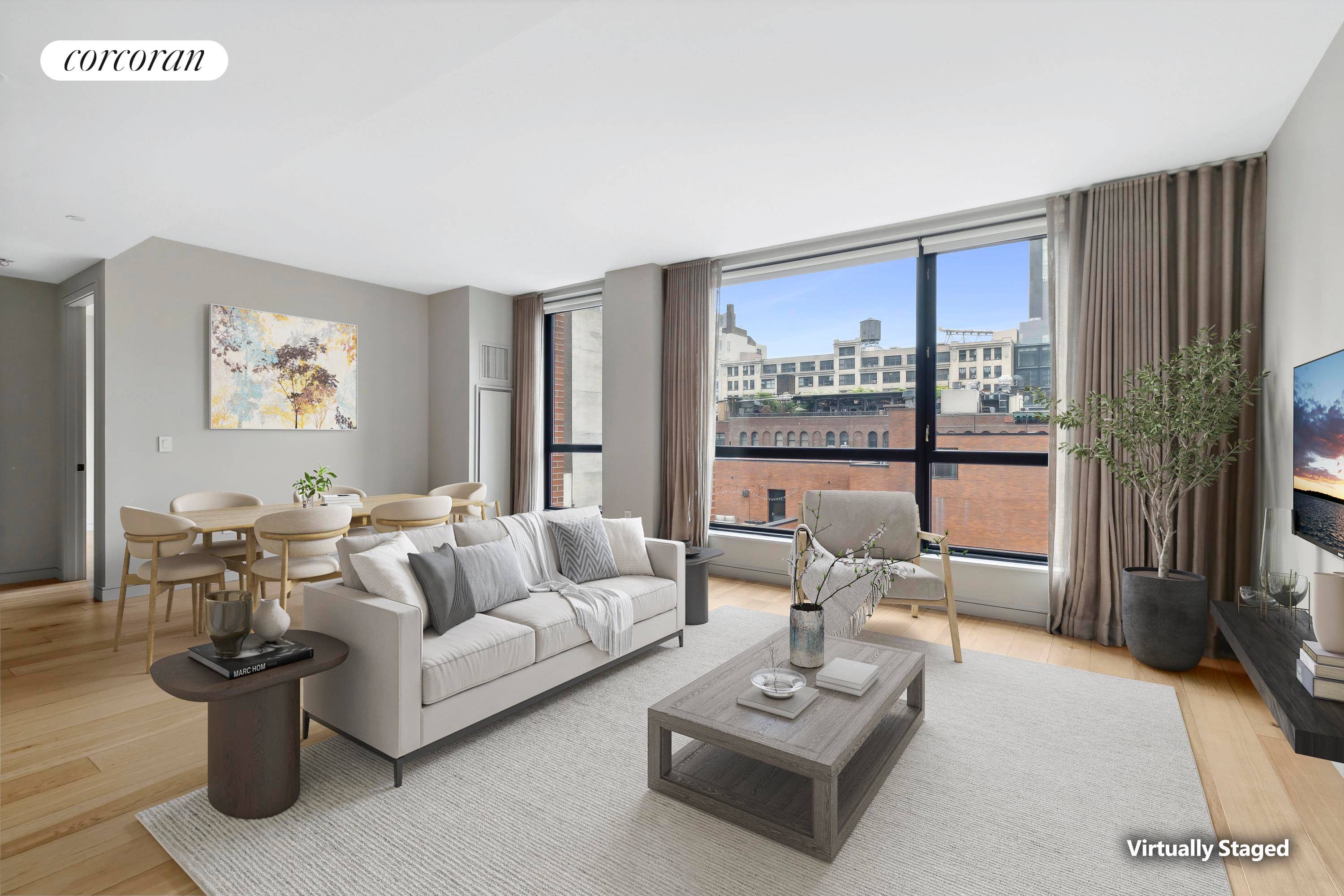 Luxury and prestige speak volumes in this remarkable one bedroom home at the Art, a Boutique Condominium on the Highline Park block entrance where Far West Chelsea meets Hudson Yards.