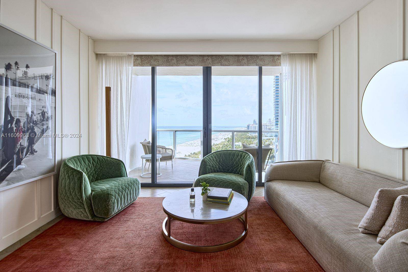 Welcome to 2201 Collins Avenue, Unit 1718, a luxurious studio residence at the W Hotel in South Beach.